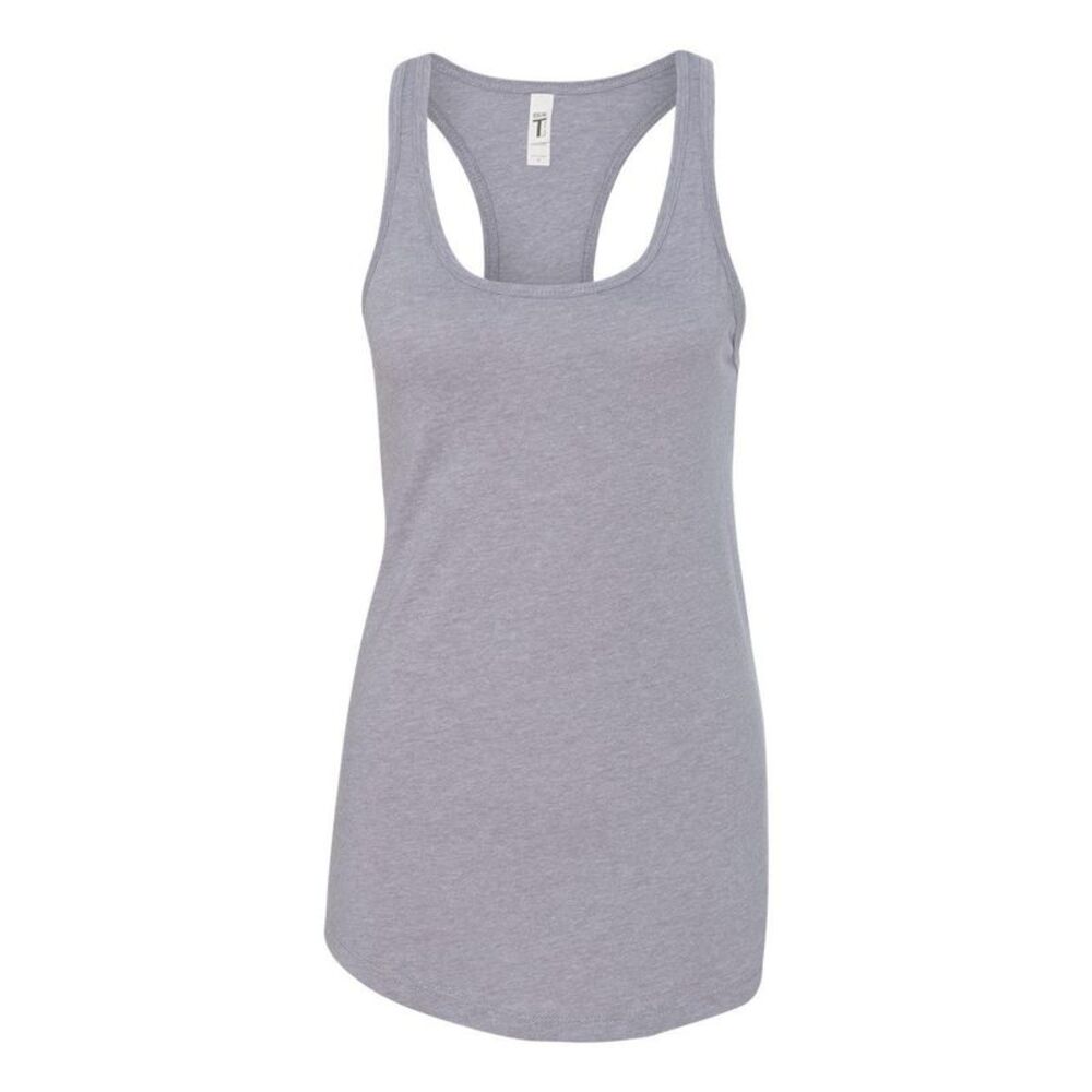 Women�'s Ideal Racerback Tank / Heather Grey